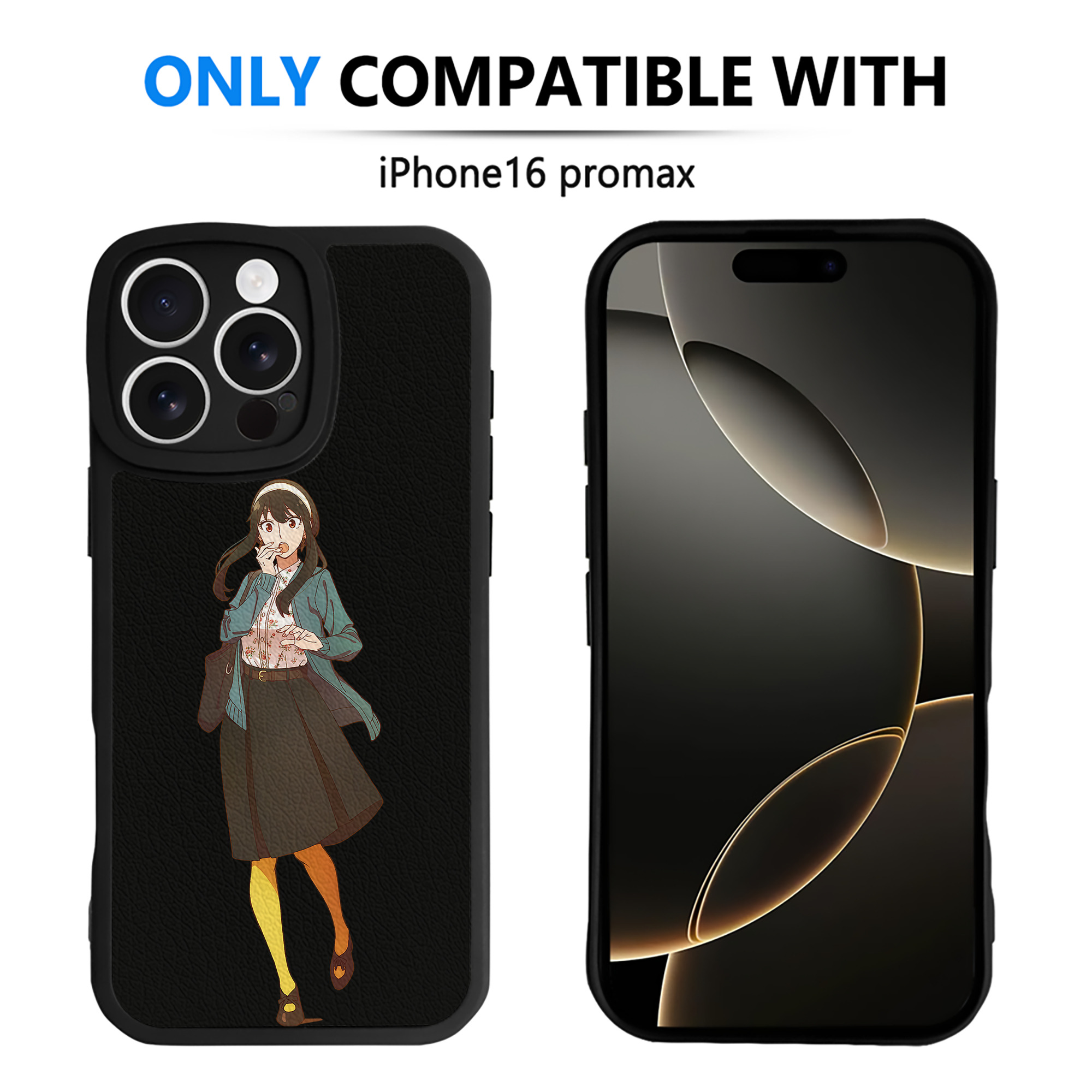 （画像用） SPY×FAMILY间谍家家酒 【iPhone 16シリーズ対応】シリコンスマホケース（レザー調） 材質：シリコン